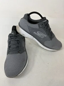 Skechers Shoes Tennis Men's Light Gray 54141 GOGA MAX Quick Fit Size 9 Go Walk - Picture 1 of 8