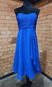 _Ju8334 Mei Mei size 16 Ladies Cocktail Dress NWT RRP $160 Royal Blue - Picture 1 of 12