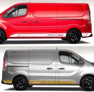Vivaro Renault Trafic Graphics Side Stripes Camper Decals - Foto 1 di 4