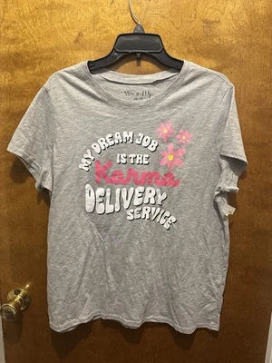 Wound Up grey short sleeve tshirt karma delivery service new size XXL - Image 1 of 4