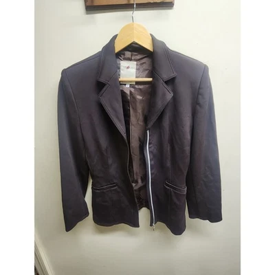 Chaqueta Blazer Vertigo Pour La Ville Marrón S Pequeña Carrera Negocios Foto 1 de 4