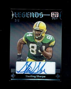 2024 Leaf Pro Set Pure Football Legends Sterling Sharpe 2/ 6 Green Bay Packers - Picture 1 of 2