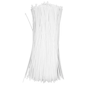 250Pcs Nylon Cable Tie 19.6In 4Mm Width Heavy Duty Industrial Cable Wire Tie HLF - Afbeelding 1 van 12
