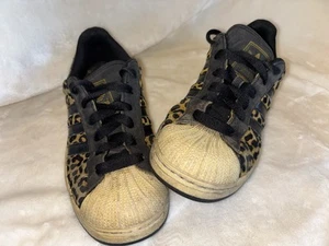 ADIDAS SUPERSTAR 2 W Animal Pack Leopard Print Edition G63435 Women Size 6.5 - Picture 1 of 6