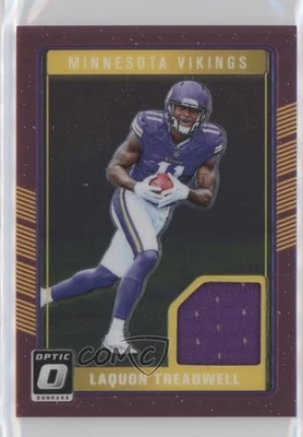 2016 Donruss Optic Rookie Threads Pink Laquon Treadwell #DRT-LT RC - Image 1 of 2