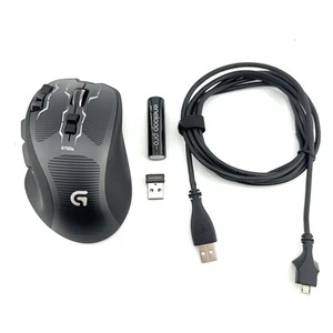 Souris et dongle gaming Logitech G700s sans fil rechargeable noir - Photo 1/12