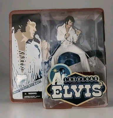 Запечатанная фигурка Элвиса Пресли 2004 McFarlane Toys Super Stage 3-Live In Vegas - Изображение 1 из 4
