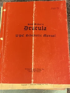 Manual Pinball Drácula WPC Manual Esquemático 16-50001-102 Williams - Imagen 1 de 1