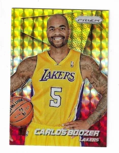 2014-15 Panini Prizm Yellow White Red Prizm Carlos Boozer Parallel Card #79 - Picture 1 of 2
