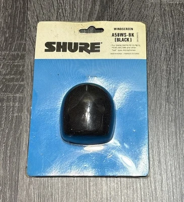  Parabrisas de espuma Shure A58WS-BLK para SM58, otros micrófonos stock antiguo  Foto 1 de 2