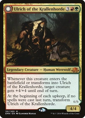 MTG Ulrich of the Krallenhorde // Ulrich, Uncontested Alpha  - Eldritch Moon - Image 1 of 2