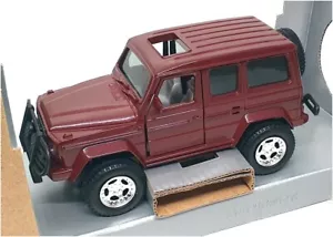 NewRay 1/32 Scale Super Friction 44323 - Mercedes Benz 300GD - Deep Red - Picture 1 of 5