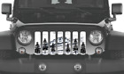 Colorado Mountains Grille Insert Radiator Protectant Mesh For Jeep Wrangler JK