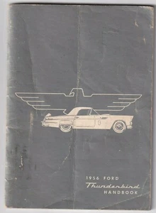 Ford Thunderbird 1956 manual del propietario impreso 1955 ilustrado original - Imagen 1 de 7