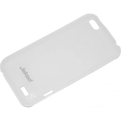Custodia Jekod Originale Tpu-case Cover In Silicone Per Htc One V Bianca White - Immagine 1 di 3