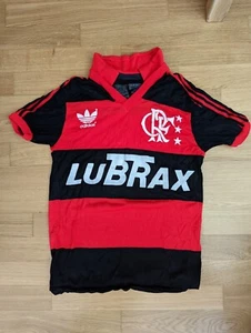 Ultra Rare Flamengo 1985-86 Home Football Shirt M/S #8 Adidas Vintage - Bild 1 von 6