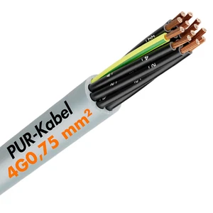 10 Meter Lapp 1312104 Ölflex Classic 400 P PUR Kabel 4x0,75 mm² Leitung 4 adrig - Bild 1 von 8