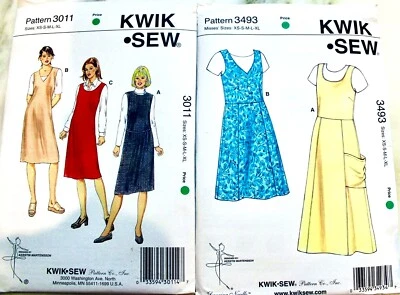 U PICK! KWIK SEW DRESS or Wardrobe Sew Pattern  UC Misses & Plus Size - Image 1 of 4