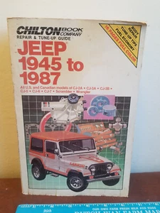 Guide de réparation et de mise au point Chilton camion Jeep Wagoneer Commando Cherokee 1945-1987 - Photo 1 sur 3
