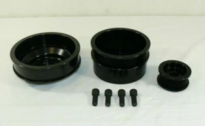 Underdrive Billet Aluminum Underdrive Pulley Set For 79-86 Small Block Ford 4blt - Picture 1 of 4