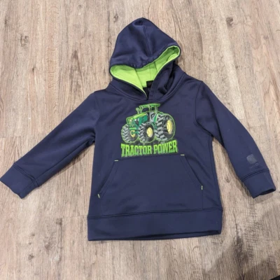 John Deere Tractor Power Boys Hoodie Size 4 - Image 1 of 4