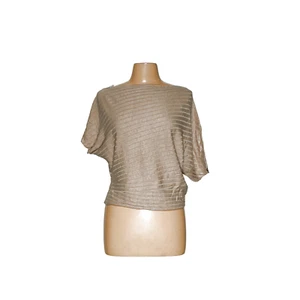 Blusa all'uncinetto beige Banana Republic nuova con etichetta - Donna M - Foto 1 di 4