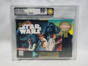 NUEVO Juego Super Star Wars Super Nintendo VGA 90+ Casi Nuevo+/Mt Grado SNES Starwars - Imagen 1 de 9