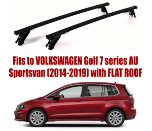 Premium Roof Rack Bars For VW Golf 7 AU (2014-2019) with Flat Roof ST306/290M - Picture 1 of 5