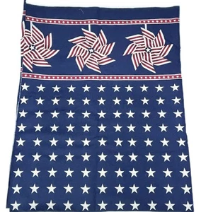3 yds x 58" 4479 Pinwheel Double Border Blue Stars Daisy Kingdom - Picture 1 of 5