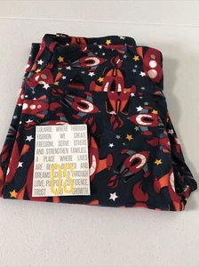 Leggings OS LuLaRoe Talla Única Multicolor Rockets Space Nuevos con Etiquetas - Imagen 1 de 10