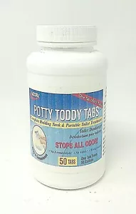 RV/Camper/Trailer - Potty Toddy Tabs, Holding Tank Deodorant, 50 pack - Picture 1 of 2
