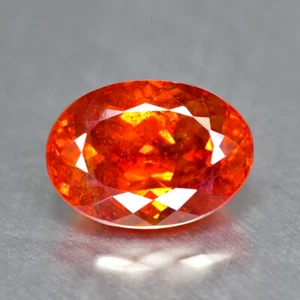 16.61Ct Resplendent Fine Sparkles Unheated Yellowish Orange Sphalerite Gemstone - Picture 1 of 2