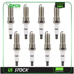 Iridium Spark Plugs Fits GMC Yukon XL Chevrolet Tahoe Cadillac Escalade ESV-8Pcs - Picture 1 of 7