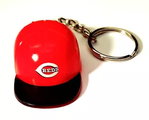 CINCINNATI REDS MLB KEYCHAIN PULL CAP HAT 2" LONG PLASTIC LICENSED BASEBALL - Picture 1 of 1