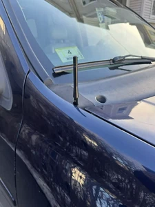 4" Short Black Aluminum Antenna Mast Radio for Chevrolet Trailblazer 2002-2009 - Picture 1 of 24