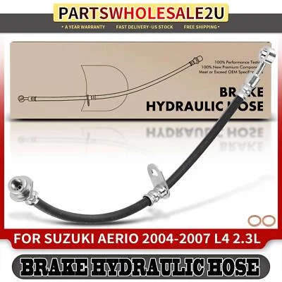 Front Left or Right Brake Hydraulic Hose for Suzuki Aerio 2004 2005 2006 2007 - Image 1 of 4