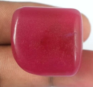 115,45 ct natürlicher afrikanischer roter Rubin ausgefallener Cabochon Trommelstein schneller Versand - Bild 1 von 9