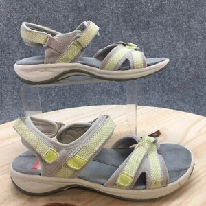 Easy Spirit Sandals Womens 6 Explore24 Efecta Strappy Gray Multi Leather Fabric - Picture 1 of 15
