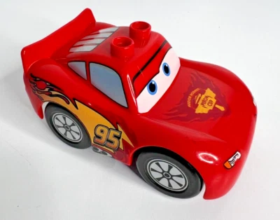 Lego Duplo Disney Pixar Lightning McQueen Red Race Car No. 95 Hudson Hornet 2009 - Image 1 of 4