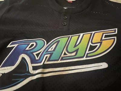 Camiseta Wade Boggs Tampa Bay Devil Rays Para Hombre 44 Grande Mitchell Ness Cosida MLB Foto 1 de 4