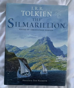 The Silmarillion J.R.R. Tolkien Hardcover Illustrated Ted Nasmith Map Fantasy 20 - Picture 1 of 6