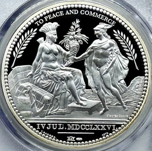 (2013) Washington’s Diplomatic Medal Paris 2 oz Silver Coin PCGS PR70DCAM - Picture 1 of 4