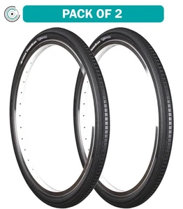 Pack of 2 Tioga PowerBlock OS20 Tire 20 x 1.6 Clincher Wire Black 60tpi - Picture 1 of 2