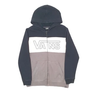 VANS Full Zip Hoodie Skateboarding Jumper Sweatshirt Mens S - Picture 1 of 8