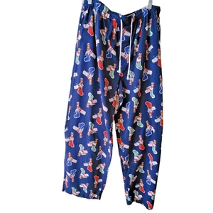 Vintage Old Navy Christmas Novelty Cotton Pajama Pants Multicolor Men's Size XL  - Picture 1 of 9