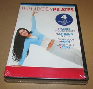 Lean Body Pilates 4 DVD Workout Set: Target Zones Body Burn Core Fast Shipping - Picture 1 of 2
