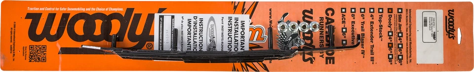 Woodys 2003-2004 Mountain Cat 800 (EFI) Arctic Cat DOOLY 6" CARBIDE RUNNER DA6-9 Foto 1 de 1