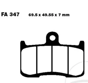 Pastiglie Freno EBC GPFAX347HH per Kawasaki ZX-9R Z GSX F a B D 800 900 1000 - Foto 1 di 1