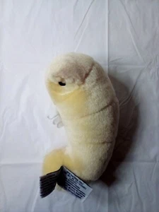 Bookworm Plush giant microbe Yellow Stuffed Animal Plush Toy - Foto 1 di 14