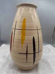 GROSSE VINTAGE KERAMIK VASE SCHEURICH 638-30 35,5cm WEST GERMANY - Bild 1 von 11